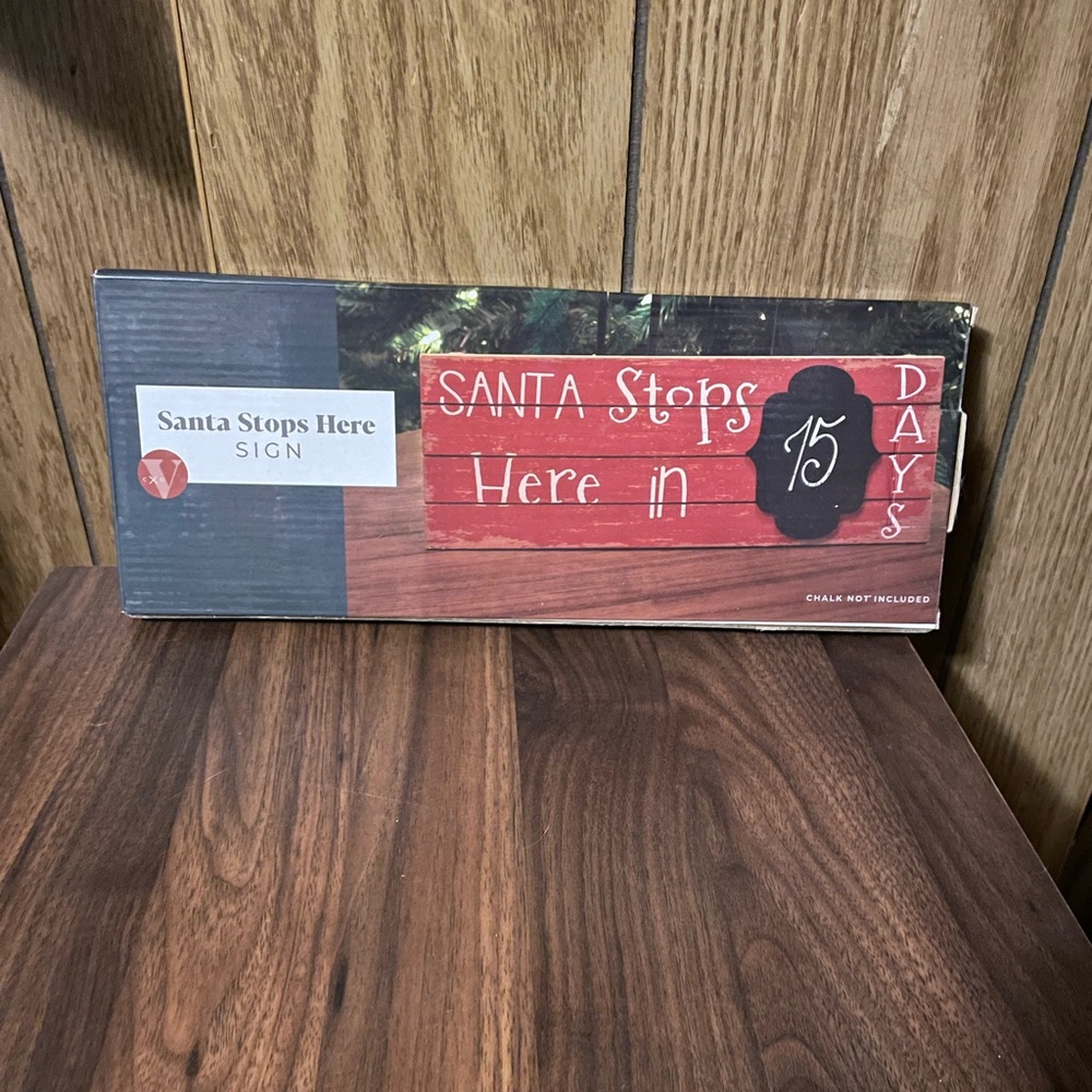 Santa sign